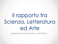 Tesina esame di maturità liceale 2013/14 di Benedetta Mancini